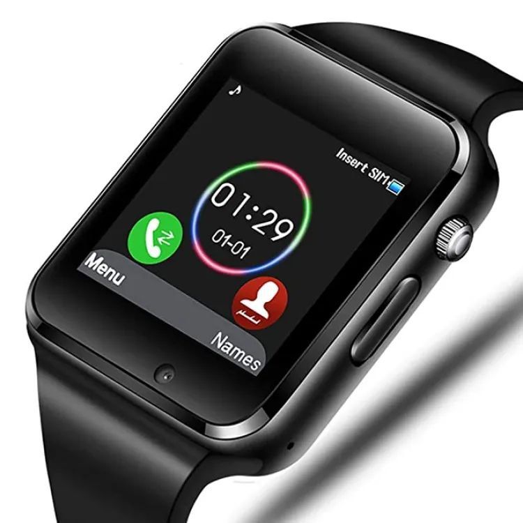 A1 SIM Supported Smartwatch with Calling, Bluetooth, Camera & Memory Card | Android & iOS Compatible Mobile Watch